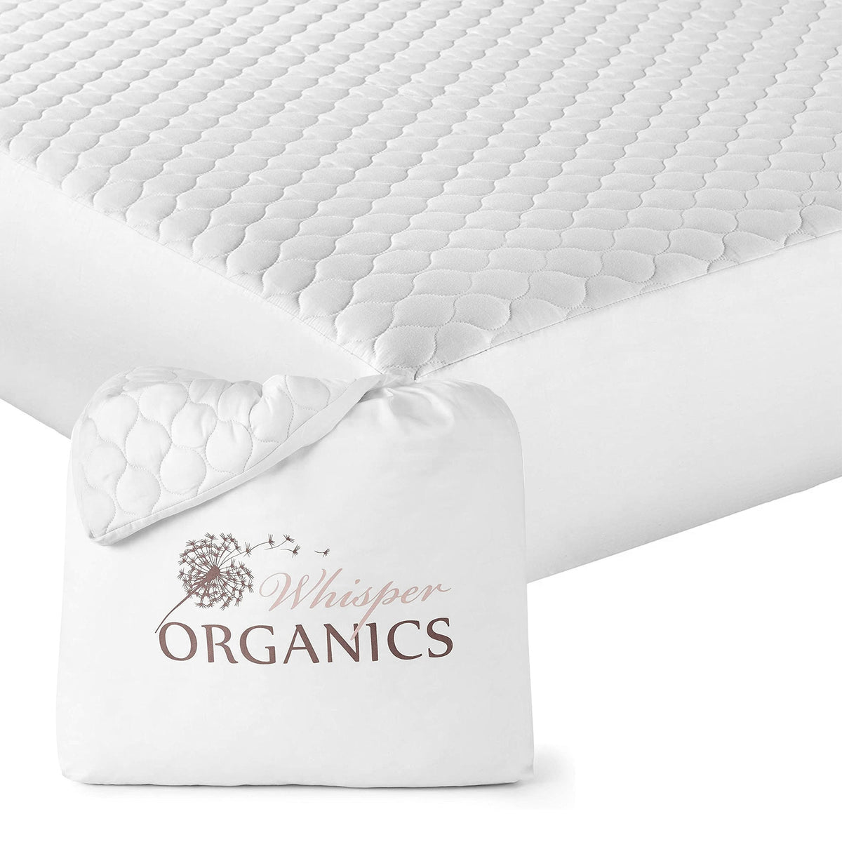 Organic Cotton Quilted Mattress Pad Protector