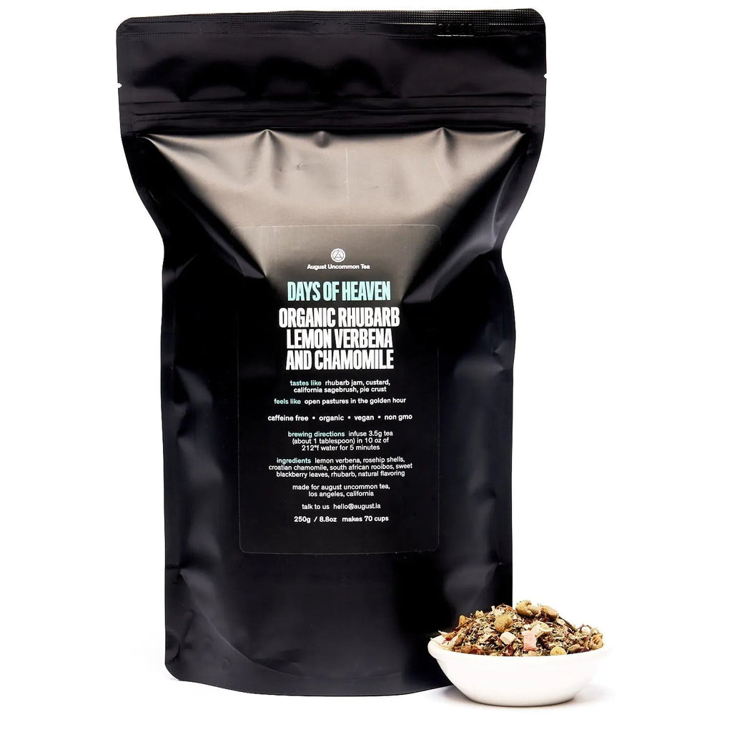 Days of Heaven - Rhubarb Verbena Chamomile Tea (Caffeine Free)