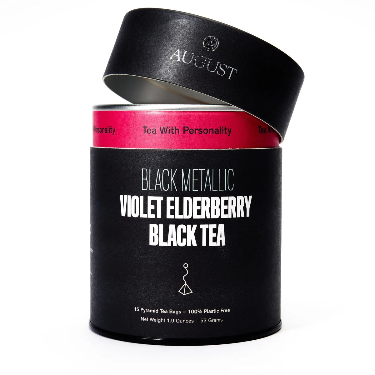 Black Metallic - Violet Elderberry Black Tea (15 Tea Bags)