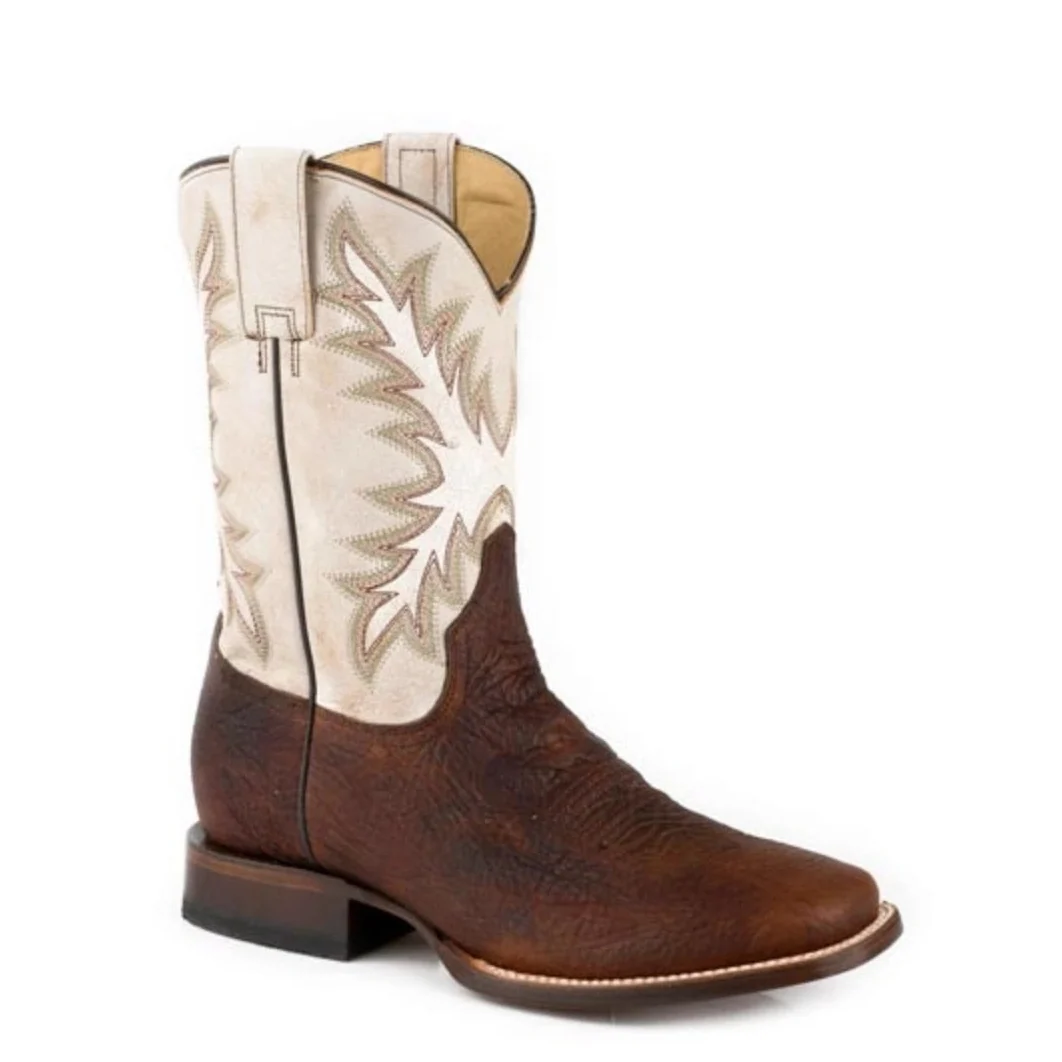Stetson Cole (White) - Men's Cowboy Boot