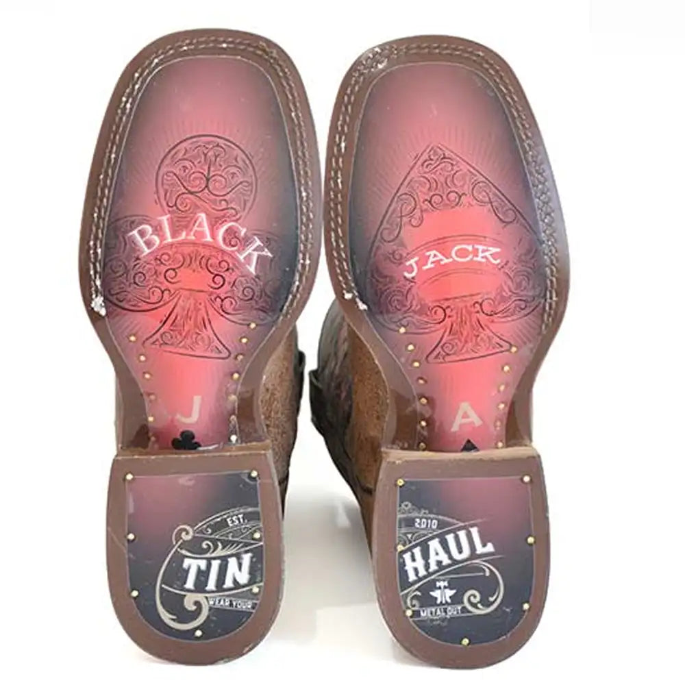 Tin Haul Blackjack/Winning - Men's Leather Cowboy Boot