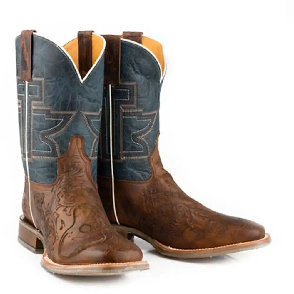 Tin Haul Guitar Man/Rock On - Men's Leather Cowboy Boot