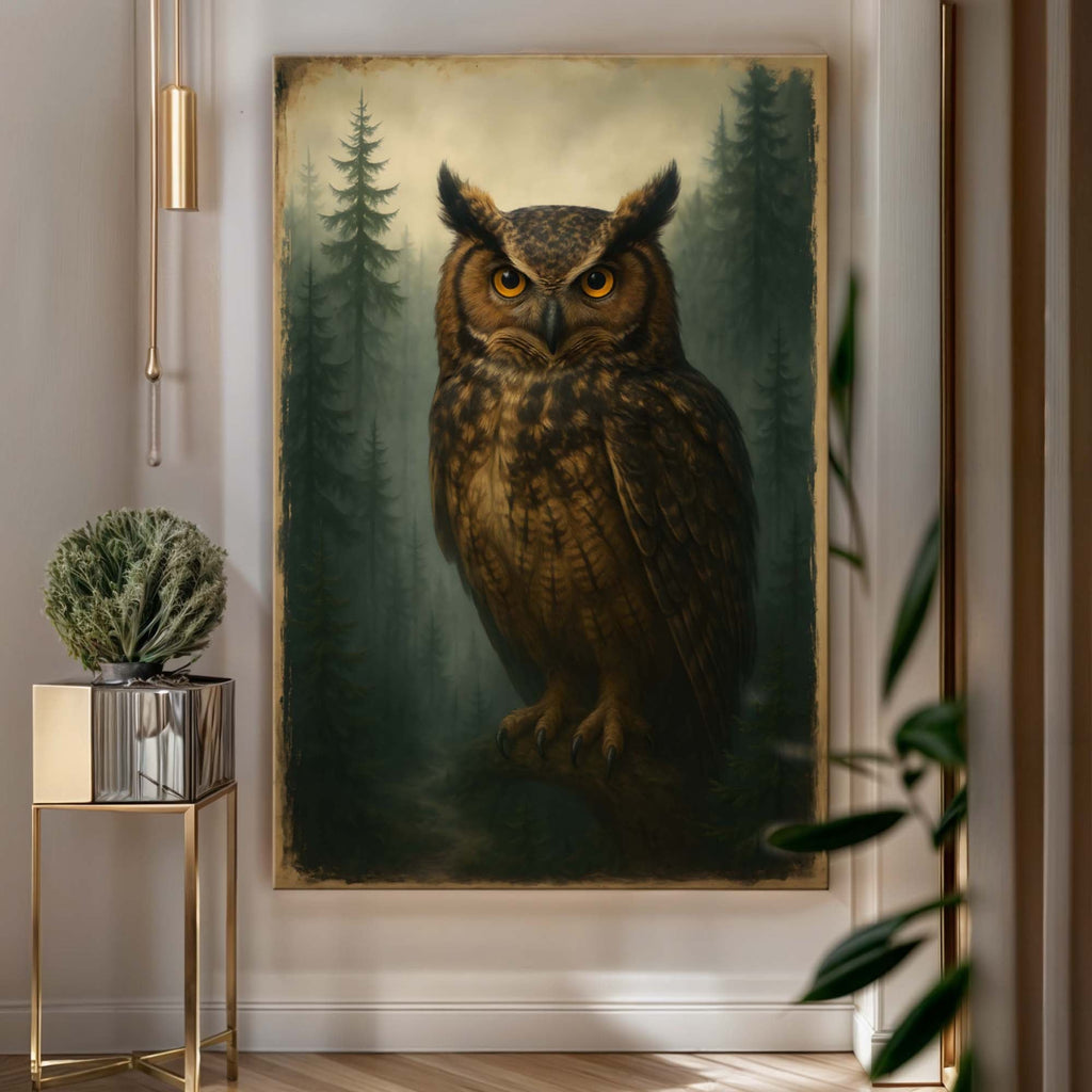 Watcher Of The Woods Owl Wall Art