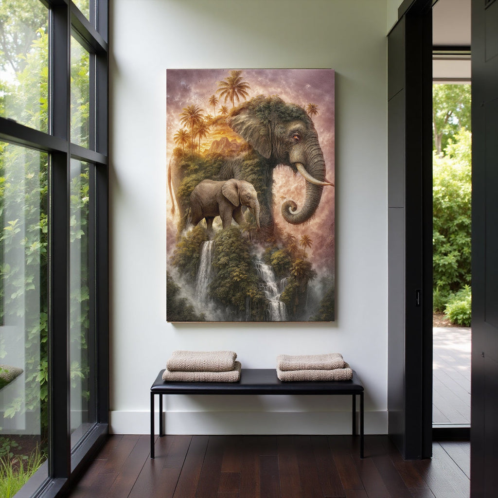 Elephant Jungle Majesty Wall Art