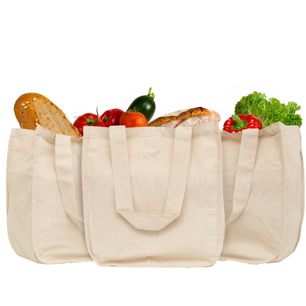 Canvas Grocery Tote Bags
