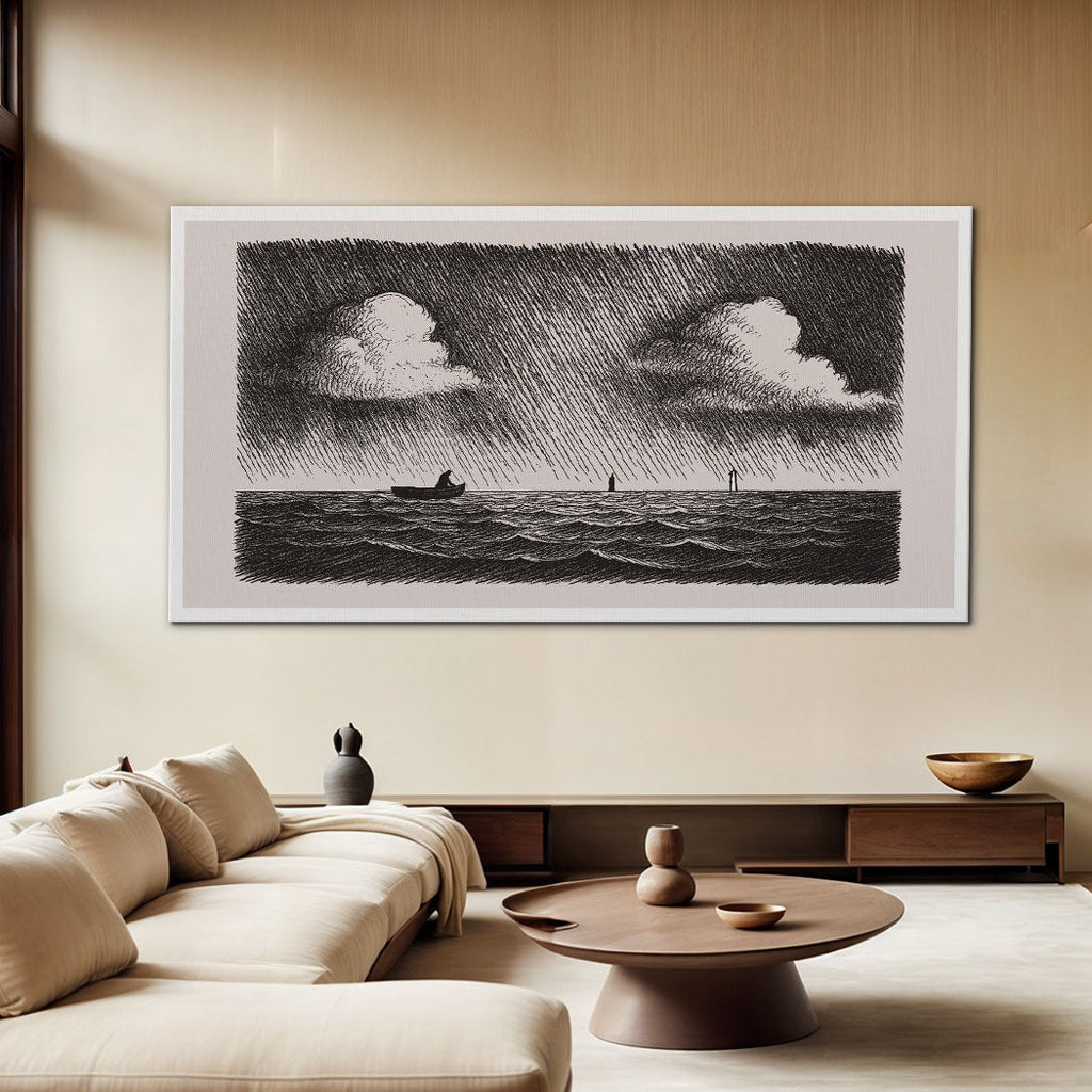 Jesus Walking On Water Faith Wall Art III