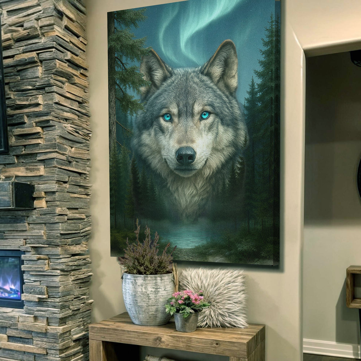 Wolf Northern Symphony Wall Art