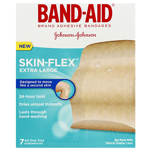 Band-Aid Brand Skin Flex Adhesive Bandages, Extra Large