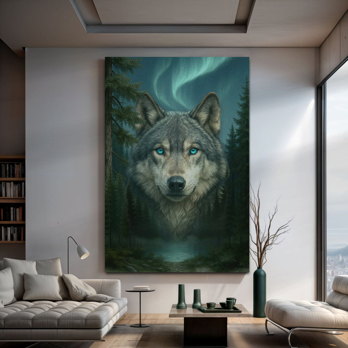 Wolf Northern Symphony Wall Art