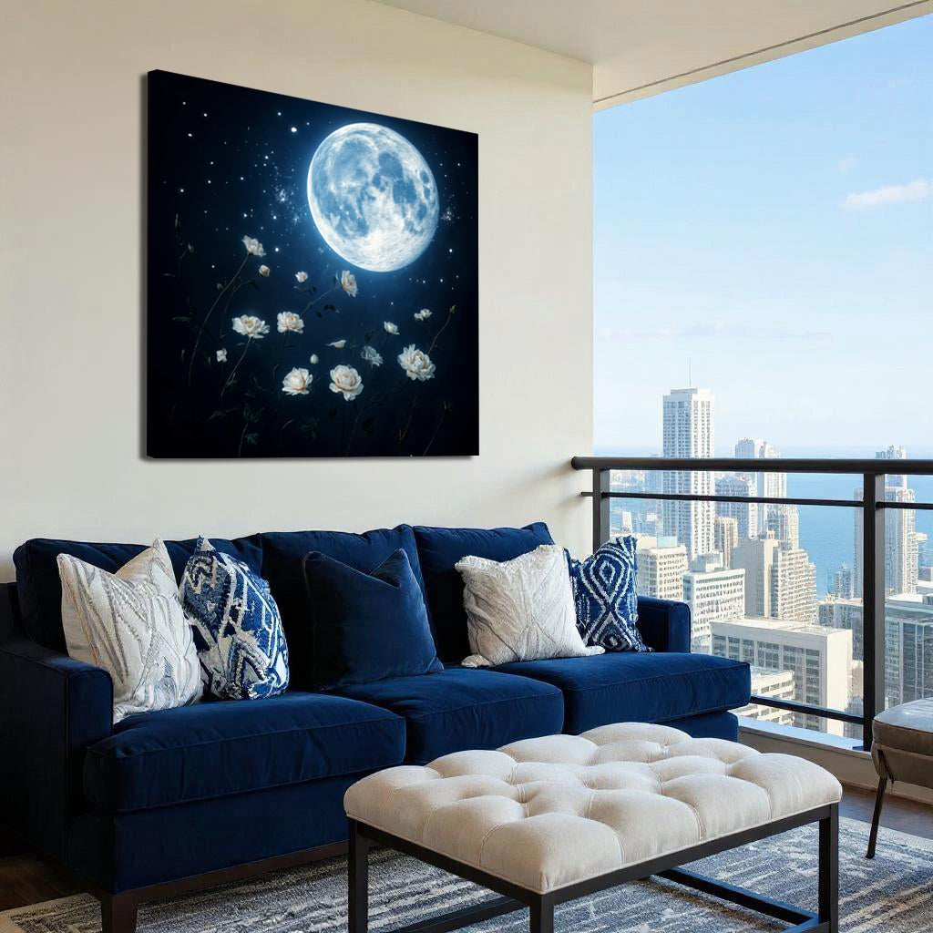 Lunar Canvas Wall Art