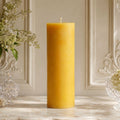 3x11 Inch Yellow Beeswax Pillar Candle