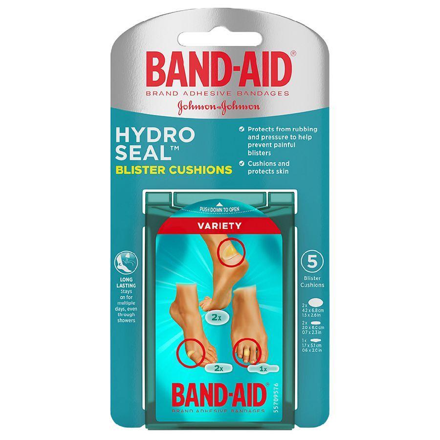 Band-Aid Brand Hydro Seal Bandages Blister Cushion, Variety Pack - 5ct