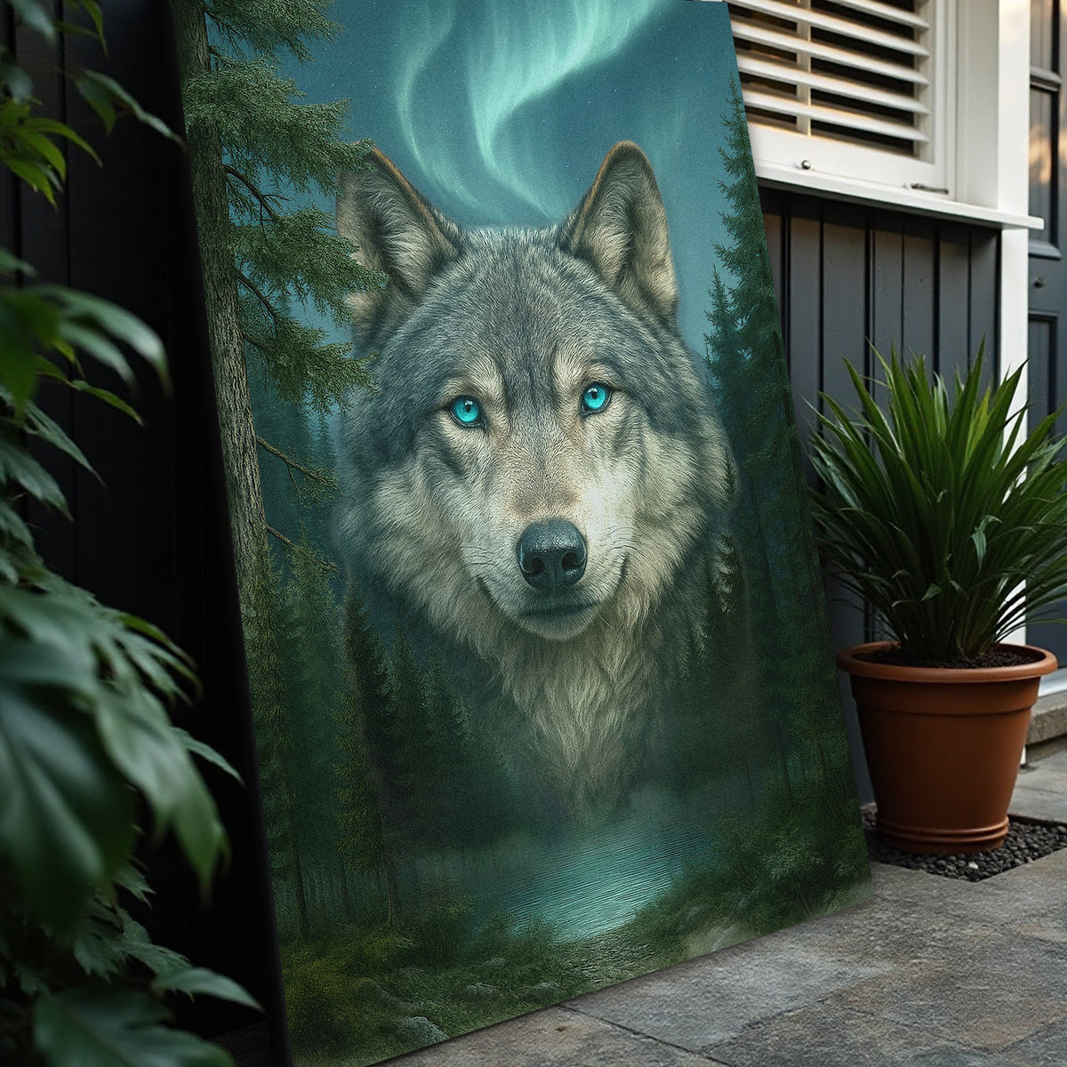 Wolf Northern Symphony Wall Art