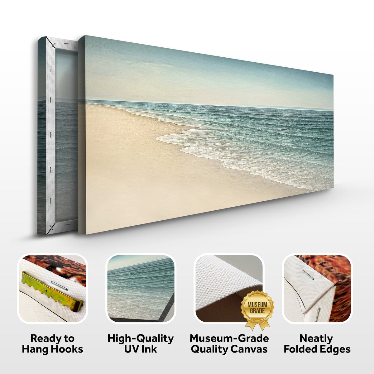 Beach Shoreline Coastal Wall Art II
