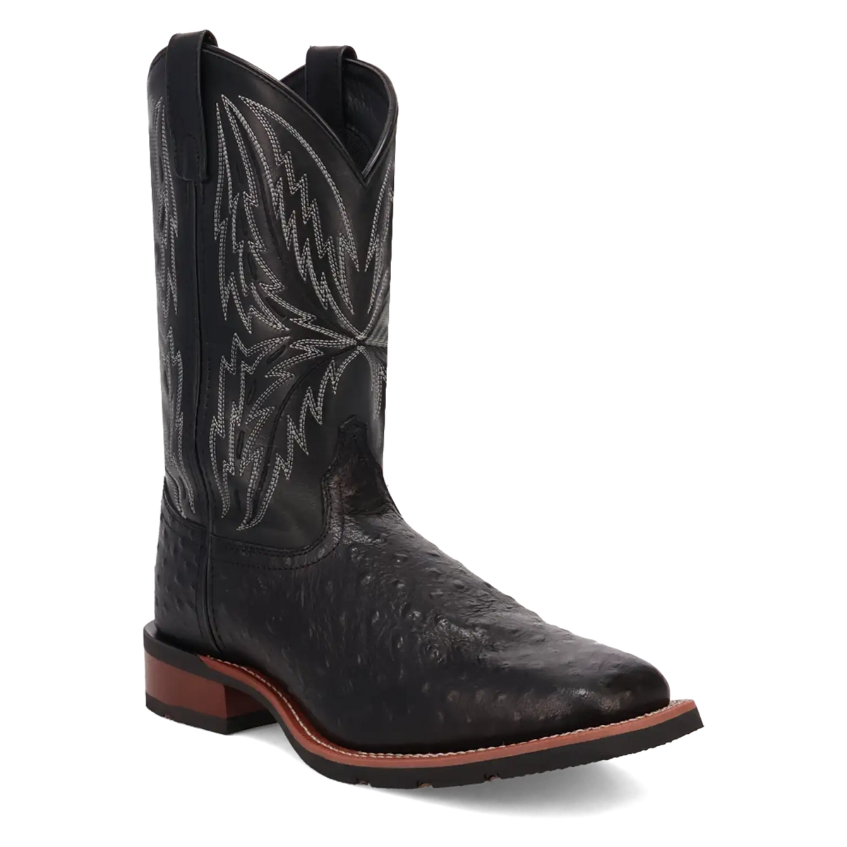 Laredo Stride - Men's Ostrich Leather Cowboy Boots