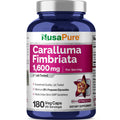 NusaPure Caralluma Fimbriata 1600mg - 180 Veggie Capsules (Non-GMO, Vegan)