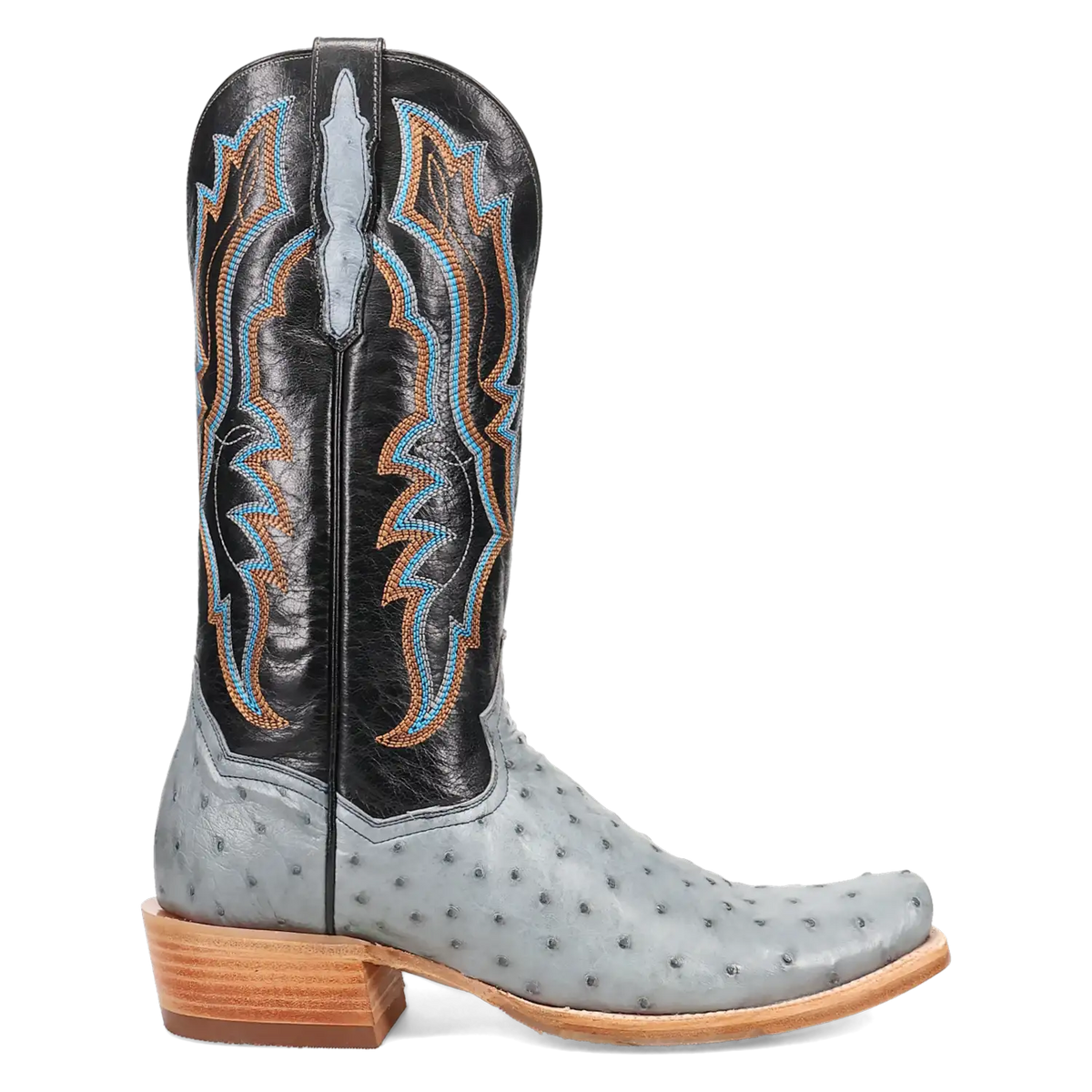Dan Post Brady - Men's Full Quill Ostrich Leather Cowboy Boots