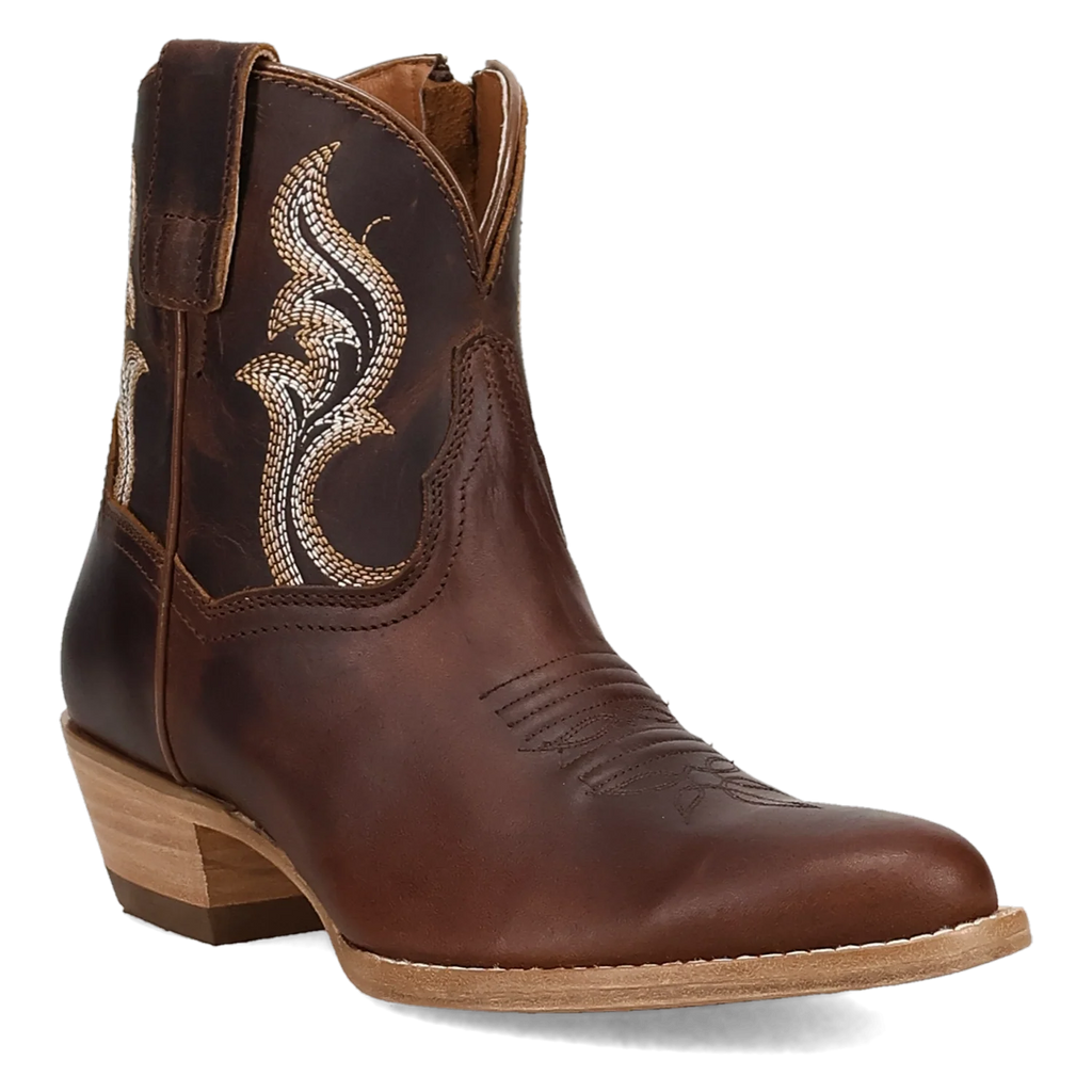 Dan Post Rustic Charm - Women's Leather Cowboy Booties