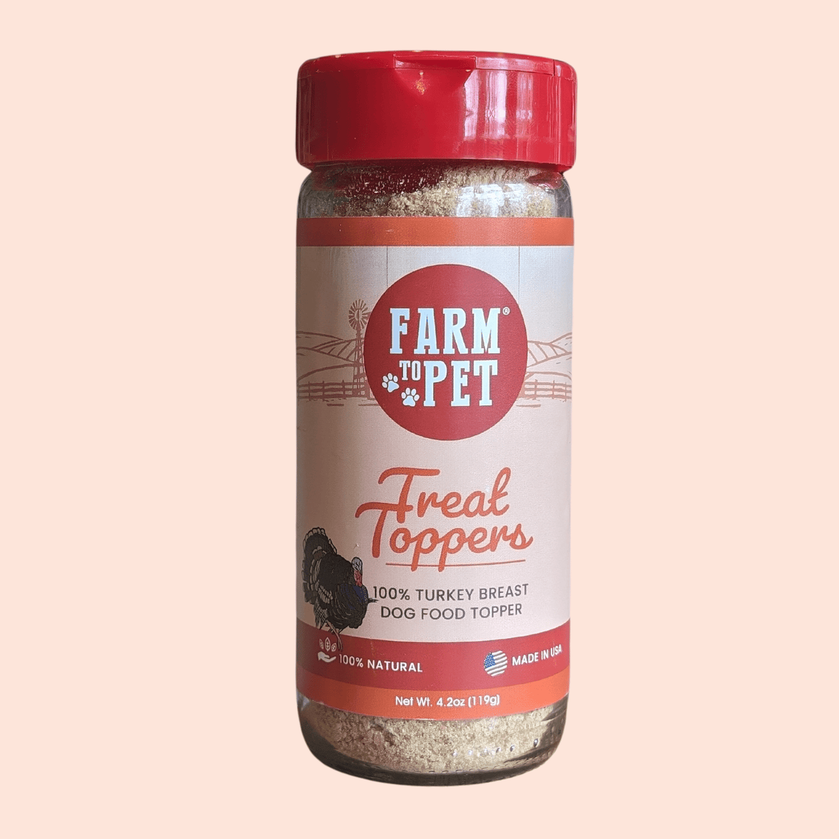 Treat Topper Turkey Dog Food Topper | Healthy Meal Supplement for Dogs
