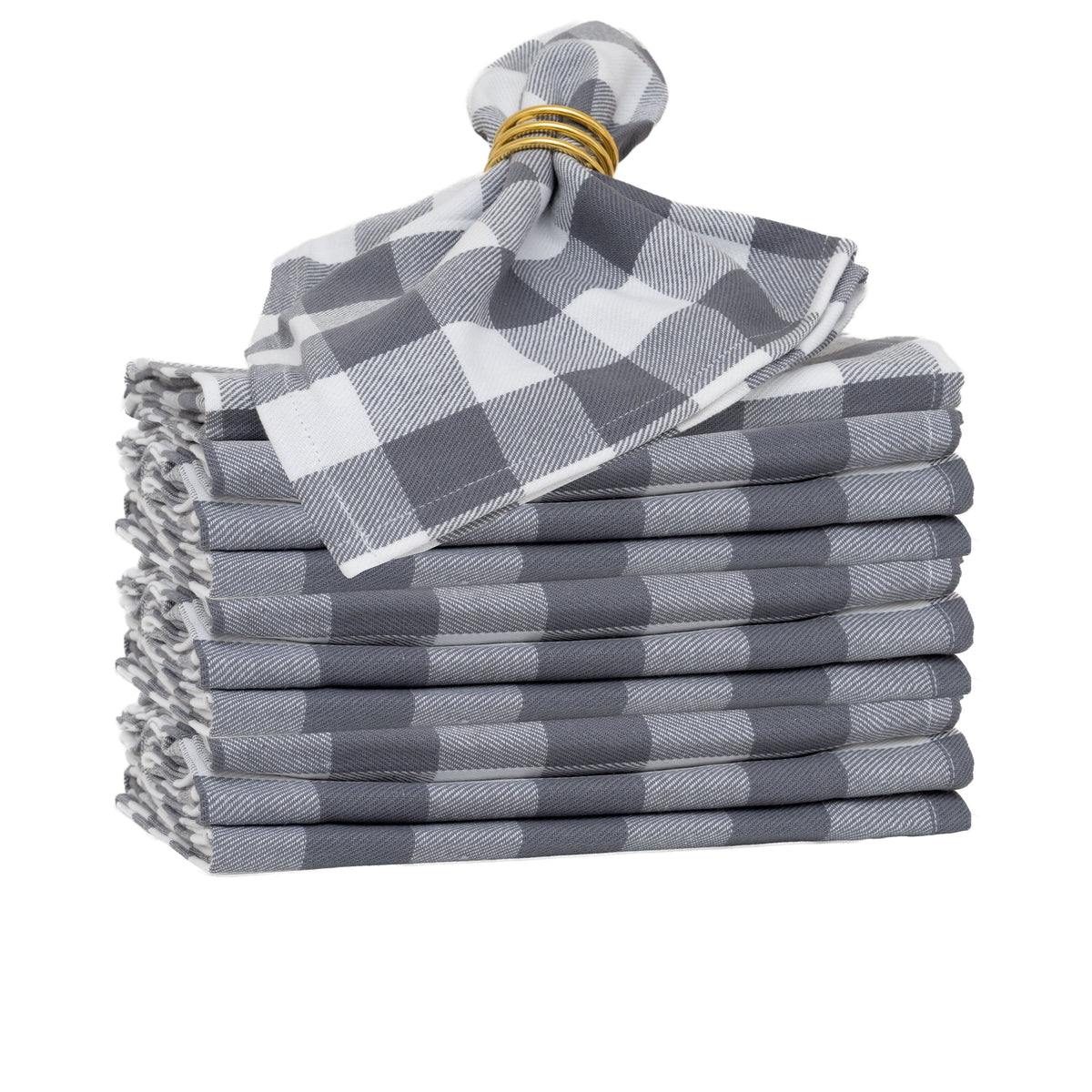 Plaid Dinner Napkins