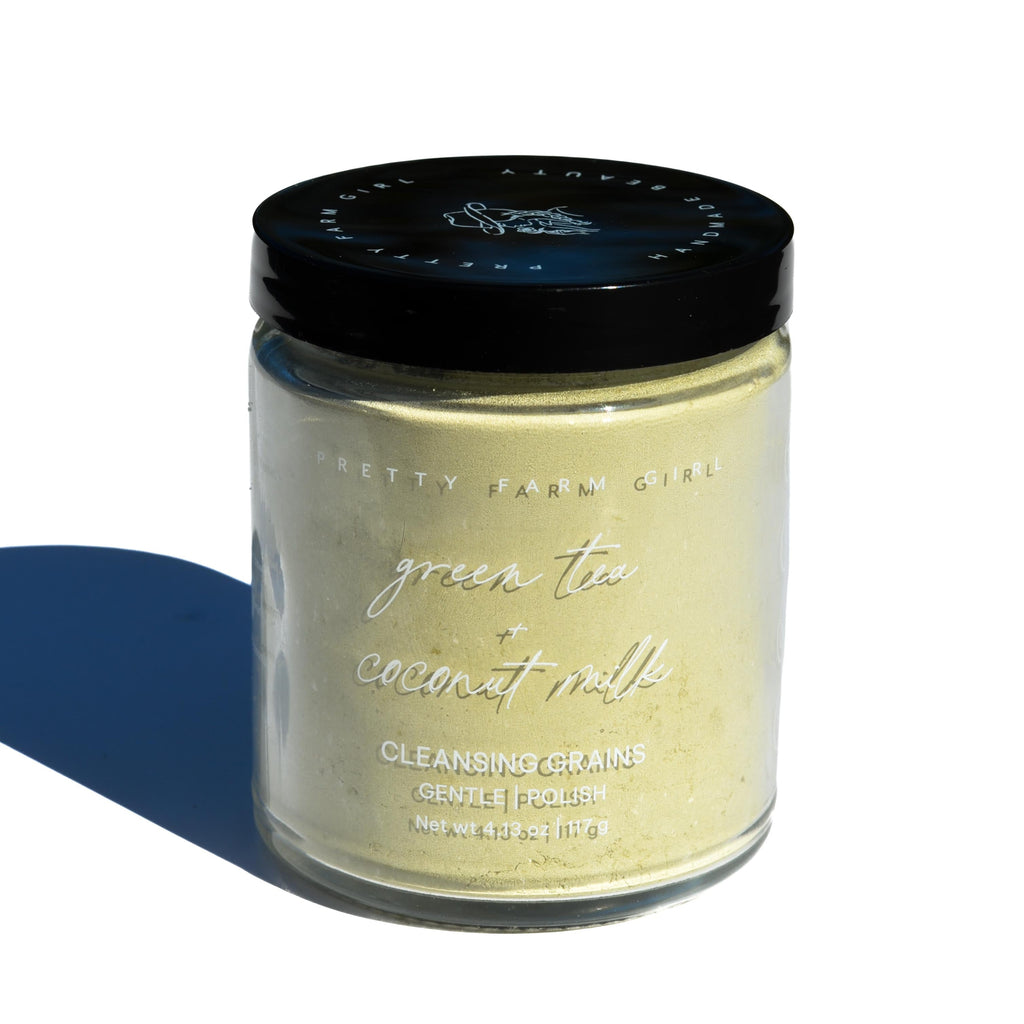 Green Tea + Coconut Milk Facial Cleansing Grains