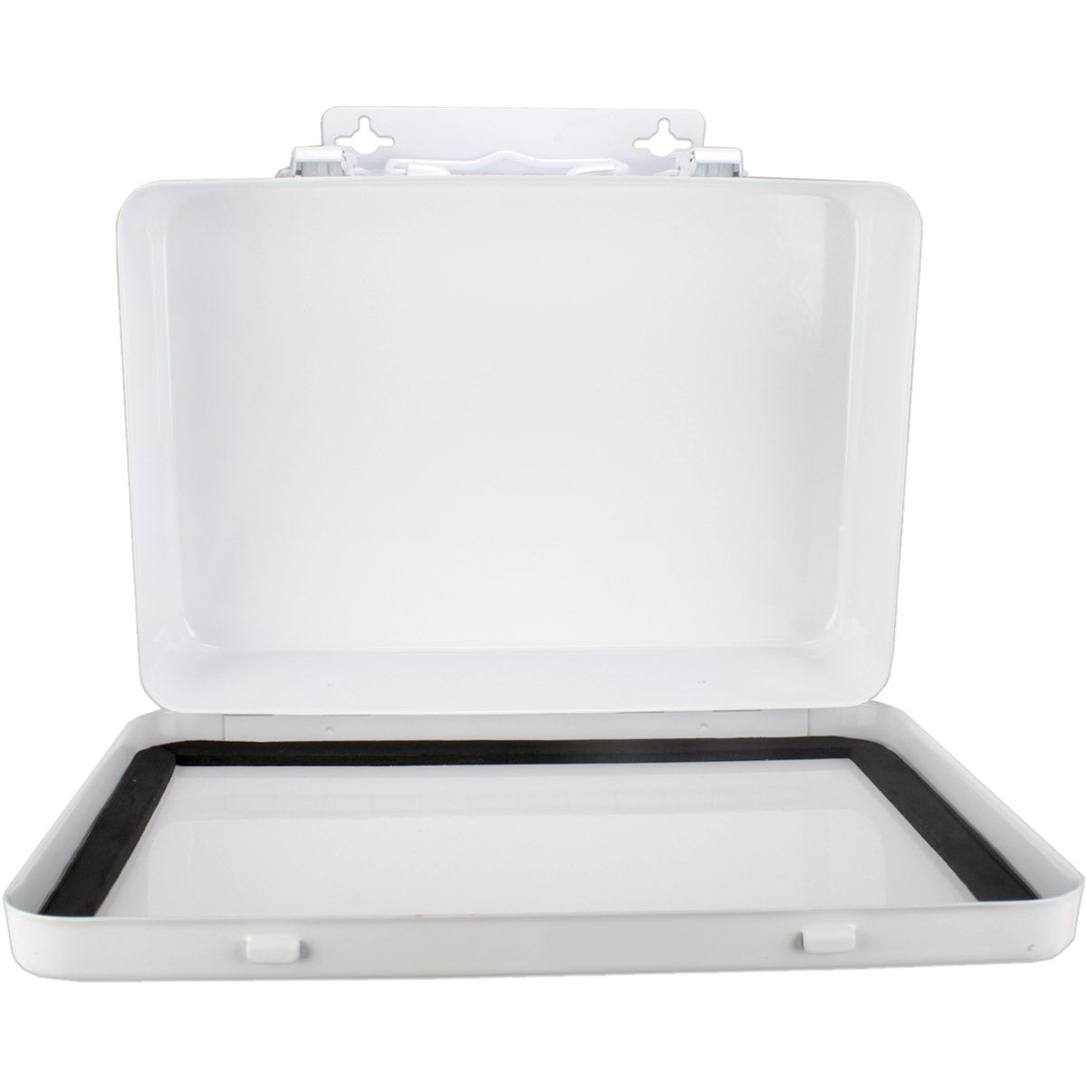 Metal First Aid Case, 16 Unit w/ Gasket - Horizontal - Empty