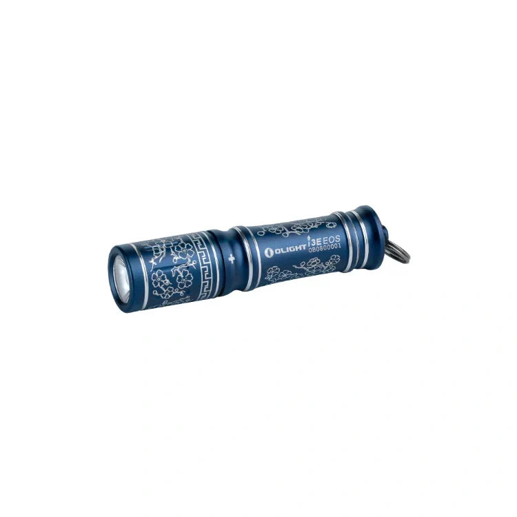 OLIGHT I3EBP i3E EOS Keychain Flashlight - Blue Porcelain