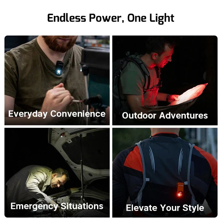 OLIGHT OCLIPPROWH Oclip Pro Clip on Flashlight with Floodlight - White