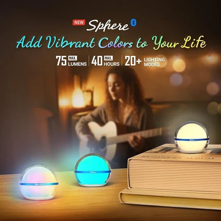 OLIGHT SPHEREC Sphere Ambient Light with App Control - Blue