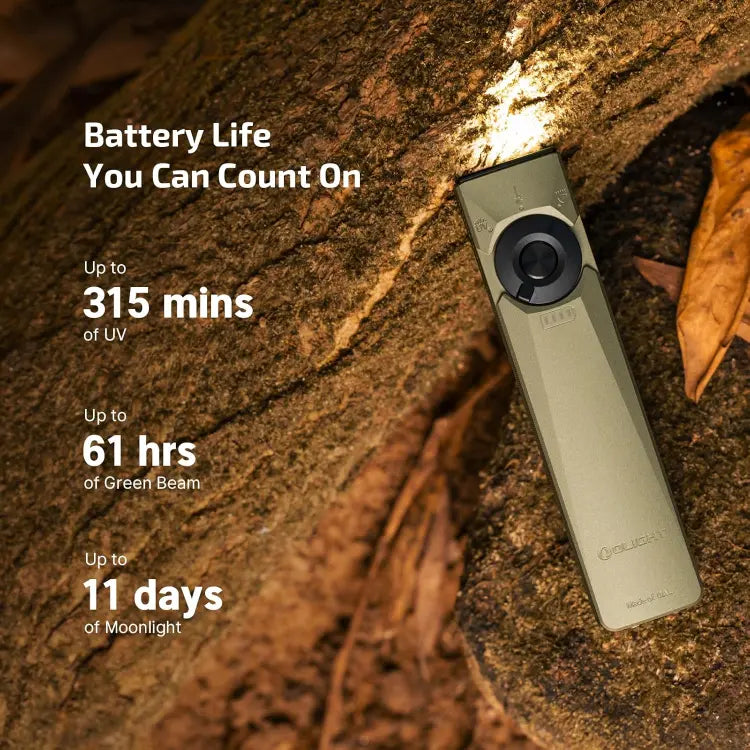 OLIGHT ARKFELDULTRAOLG Arkfeld Ultra 3-in-1 EDC Flashlight with O-aluminum Material - Olive Green CW(5700K~6700K)