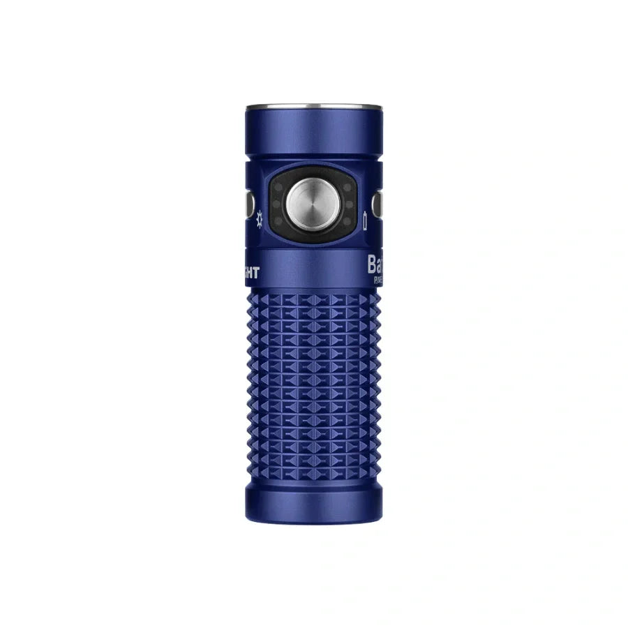 OLIGHT BATON4KITRGBU Baton 4 Powerful EDC Flashlight 1300 Lumens - Regal Blue - Premium (With Charging Case)