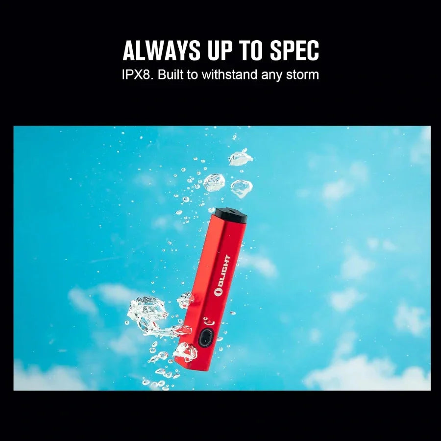OLIGHT DIFFUSERD Diffuse 700 Lumens EDC Pocket Flashlight - Red
