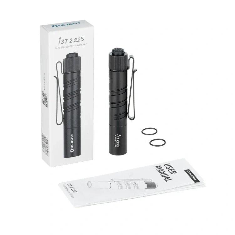 OLIGHT I3T2BK i3T 2 EOS Small EDC Flashlight - Black