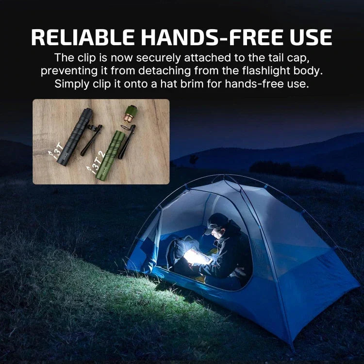 OLIGHT I3T2ODG i3T 2 EOS Small EDC Flashlight - OD Green