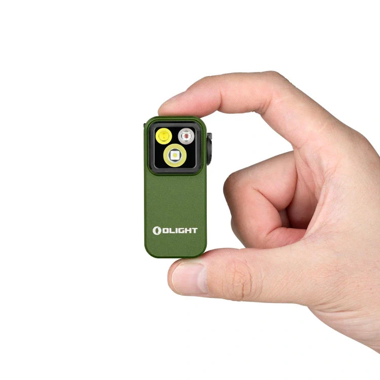 OLIGHT OCLIPPROODGC2M Oclip Pro Clip on Flashlight with Floodlight Spotlight and Red Light - OD Green