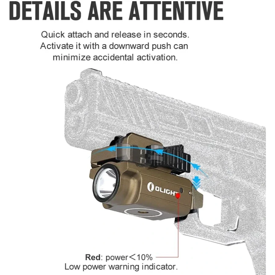 OLIGHT PLMINI2DT PL-MINI 2 Valkyrie Tactical Light - Desert Tan