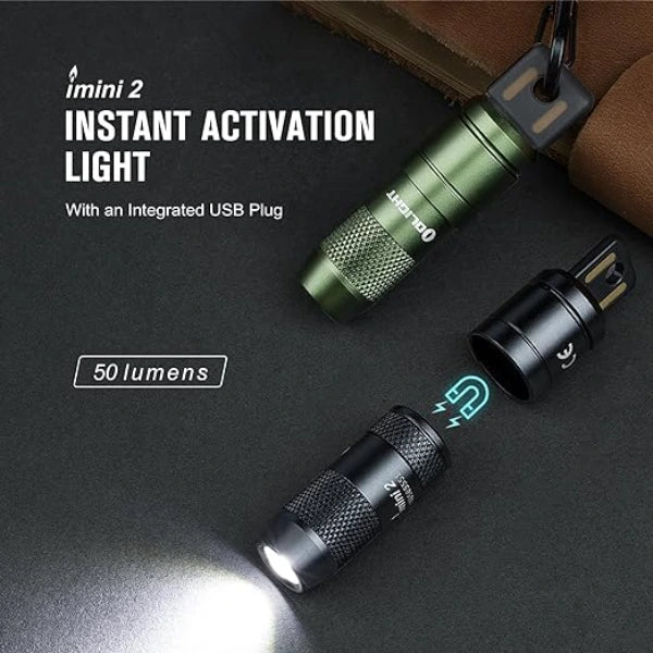 OLIGHT IMINI2ODG imini 2 Rechargeable Mini Flashlight - OD Green