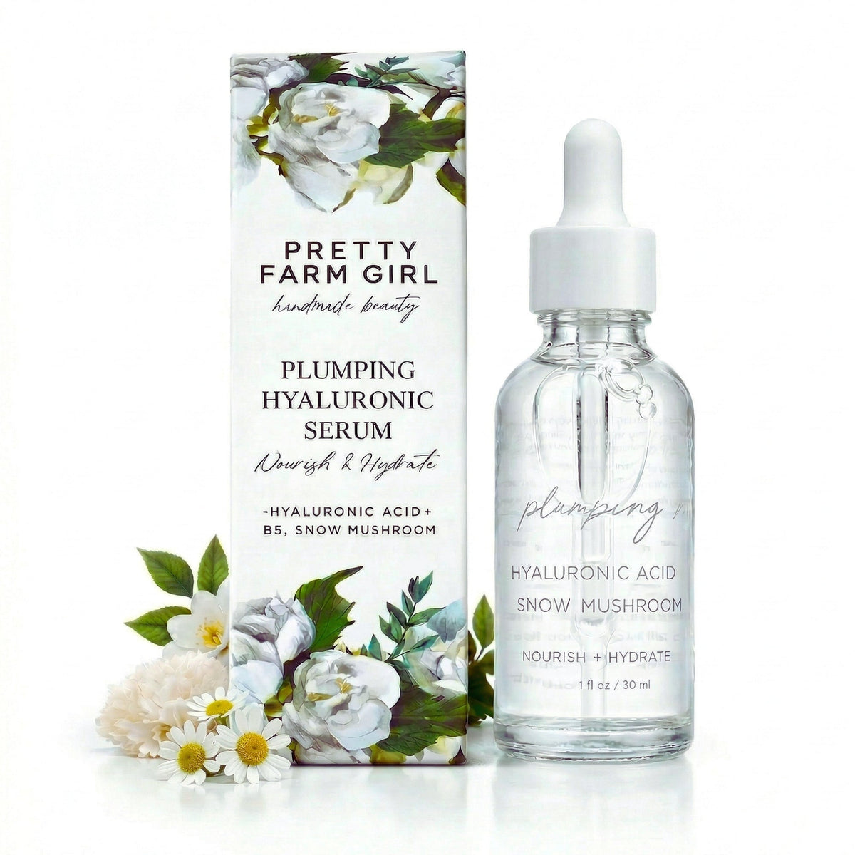 Hyaluronic Plumping Serum with Vitamin B5 + Snow Mushroom