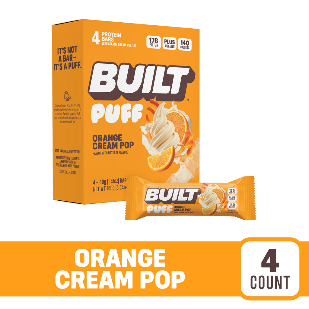 Orange Cream Pop Puff
