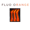 Headbanger Shad 9" Replacement Tails - Fluorescent Orange