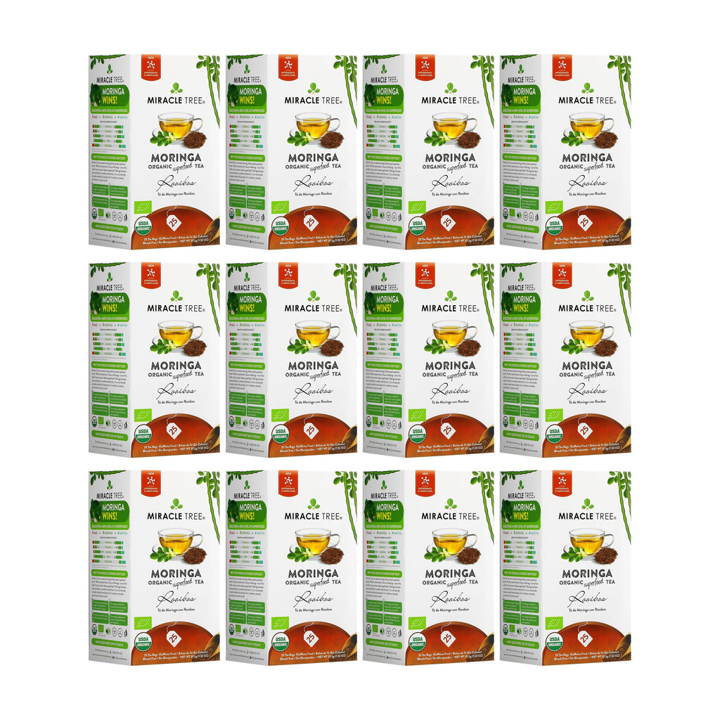 Organic Moringa Tea - Rooibos - Caffeine-Free Herbal Tea