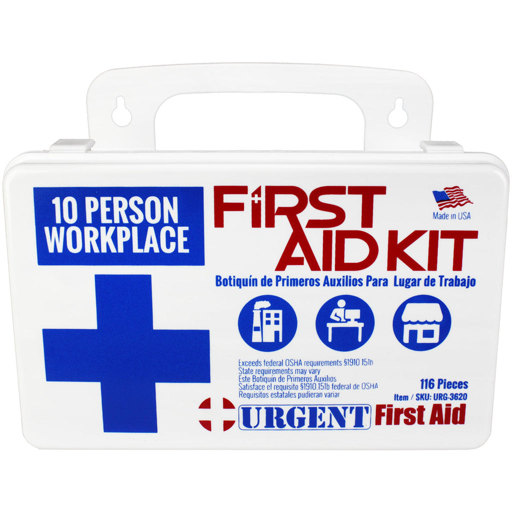 10 Person, 116 Piece Bulk Workplace First Aid Kit