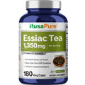 NusaPure Essiac Tea 1350 mg 180 Veggie Caps (Vegetarian, Non-GMO)