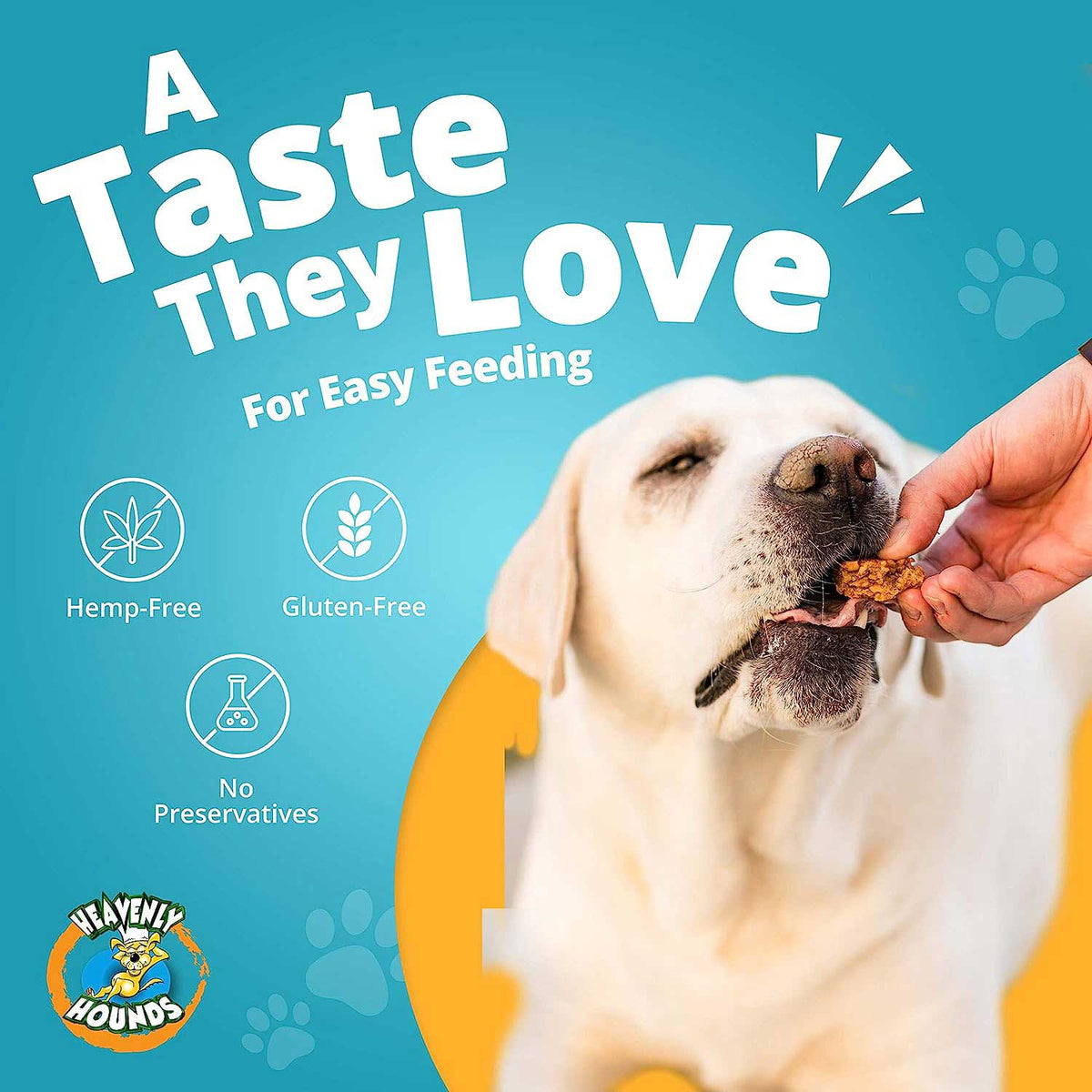 Heavenly Hounds Relaxation Squares Calming Treats for Dogs