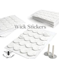200 Pack Wick Stickers – Adhesive Foam Sticky Glue Dots for Candle Wicks