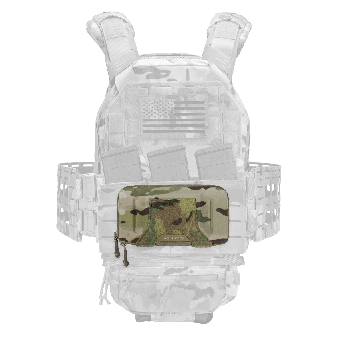 Agilite Battleshell - Tactical Phone Case - Fits Any Smartphone & Dual Charging‑Cable Exit Ports