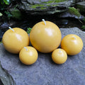 Giant Sphere Beeswax Candles