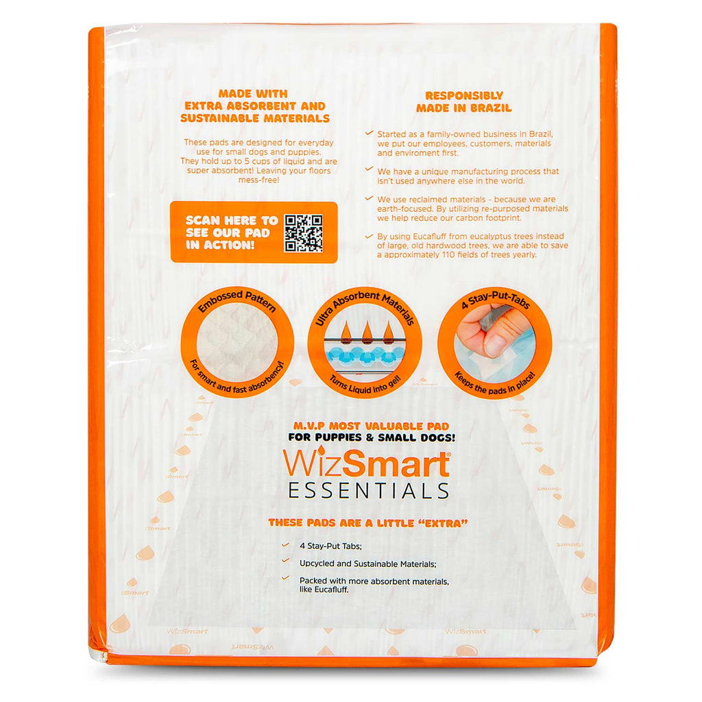 WizSmart Essentials Large Dog Training Pads for Puppies