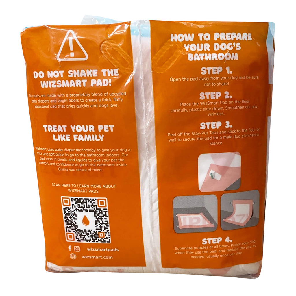 WizSmart Heavyweight Pads for Small Dogs & Puppies