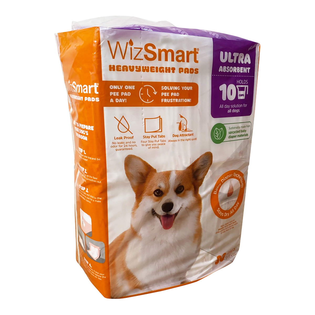 WizSmart Heavyweight Ultra Absorbent Pads for Dogs
